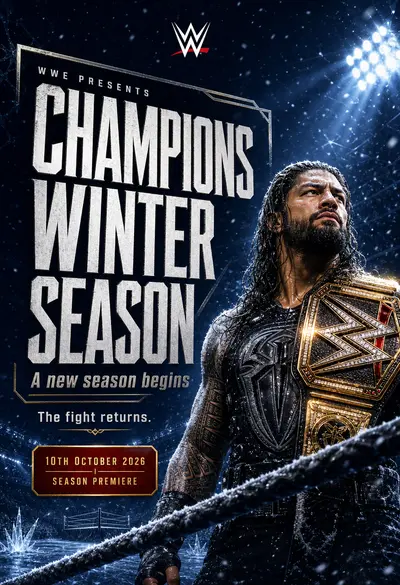 Generate a WWE champions winter season that is premiered on 10th October 2026